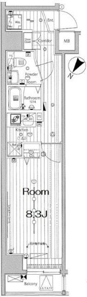 メイクスデザイン川崎Ⅲの間取り画像