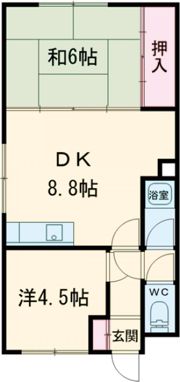 アクアマリン富岡の間取り画像