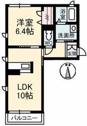 ファインユニゾン A棟の間取り画像