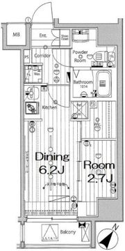 メイクスデザイン川崎Ⅲの間取り画像