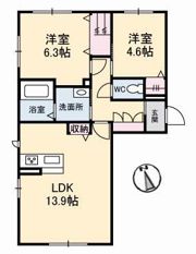 クオレールの間取り画像