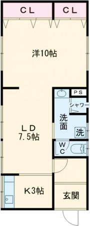 グリーンハイツCの間取り画像