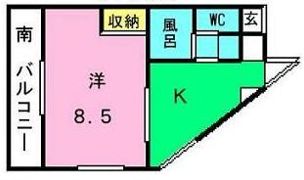 オーパスワンの間取り画像