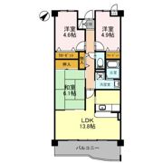 シャルマン木ノ元の間取り画像