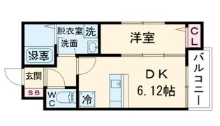 アプロウズ府中町浜田の間取り画像