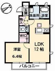 シャーメゾン ラ・モード ガーデンズ Ⅱの間取り画像