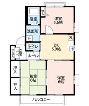 ハイツK-1の間取り画像