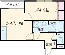ステラウッド惣社Ⅰの間取り画像