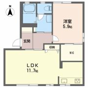 すみれハイツの間取り画像