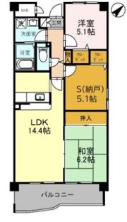シャルマン木ノ元の間取り画像