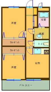 カーサ小川Ⅱの間取り画像