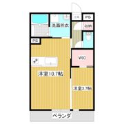 トレス天満Aの間取り画像