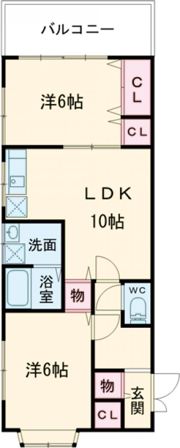 燕スカイマンションの間取り画像