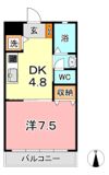 ポローニア西阿知の間取り画像