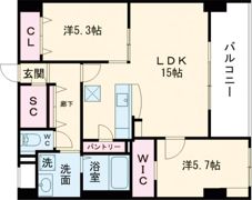 MONTE VISTA（モンテ ヴィスタ）の間取り画像