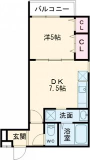 フジパレス出屋敷南Ⅱ番館の間取り画像