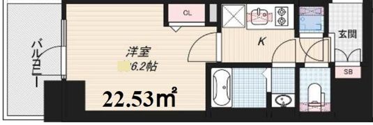 アドバンス神戸セラフィムの間取り画像