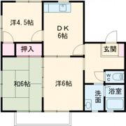 アーバンハイツ小路口Eの間取り画像