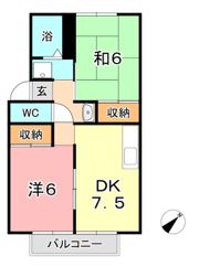 プレジール安原の間取り画像