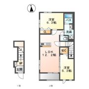 アズールボワ・Kの間取り画像