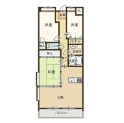 プラザハイツ二ツ屋D棟の間取り画像