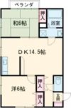 サンライズ山本Bの間取り画像