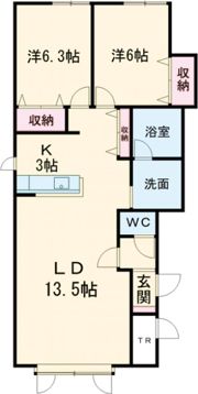 クレアージュの間取り画像