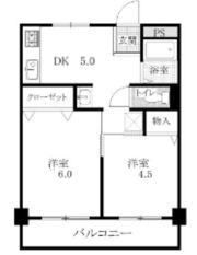 シティハイツ二宮の間取り画像