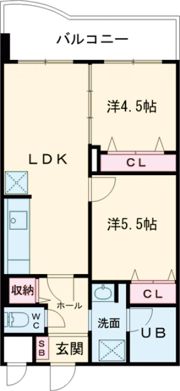 OMマンション東生駒の間取り画像