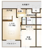 ルネス フルーレの間取り画像