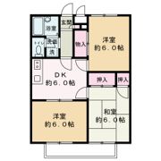 シティー堂山Aの間取り画像