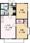 シティー堂山Aの間取り画像