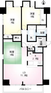 ライツ浦和別所の間取り画像