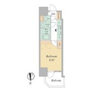 セレニテ東梅田アリエの間取り画像