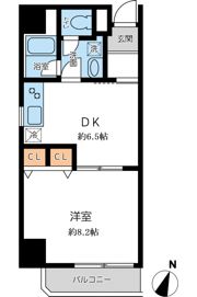 オーキッドレジデンス千葉中央の間取り画像