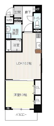 ラトレ白鳥の間取り画像