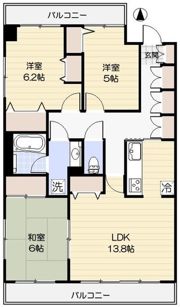 ルーエハイム府中の間取り画像