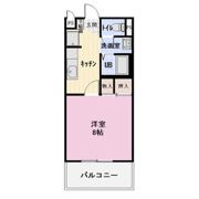 サニーハイツ外堀Aの間取り画像