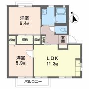 ディアス富田の間取り画像