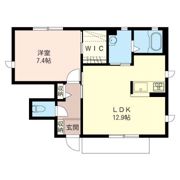 メゾンドクレールAの間取り画像