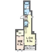 プリムヴェールさいたま新都心の間取り画像