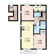 ジャルダン・デュ・レーヴBの間取り画像