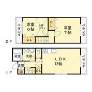 レスポワールB棟の間取り画像