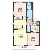 ラ メルヴェイユ Iの間取り画像