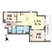 シュペル パビヨンの間取り画像