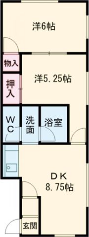 ecoa末広5丁目Aの間取り画像