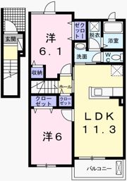 ペール・メゾンCの間取り画像