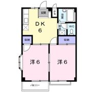 コーポあづまⅡの間取り画像