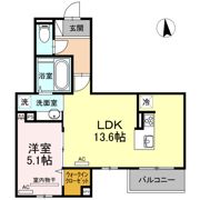 リバーフロント羽衣の間取り画像