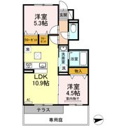ディアコートNの間取り画像
